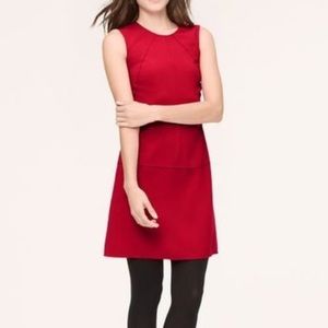 Ann Taylor LOFT red dress